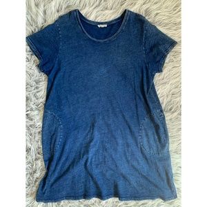 Distressed Shift Dress